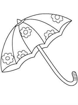 Kids-n-fun.de | 22 Ausmalbilder von Regenschirm